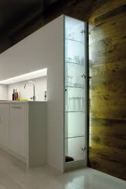 Counter And Shelf Lighting In A Sleek Stylish Kitchen Using Flexible Led Light Strips And Ae Cabinet Lighting Glass Shelves Kitchen Led Under Cabinet Lighting