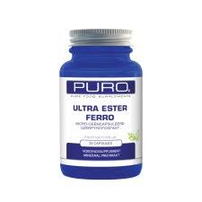 Ultra Ester Ferro Puro Food Supplements 30 capsules