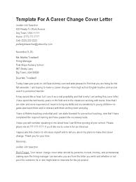 Writing a cover letter is essential when applying for jobs. Career Change Cover Letter 37 Pdf