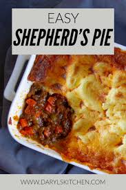 Easy Shepherd S Pie Recipe Daryls Kitchen Recipe In 2020 Shepherds Pie Recipes Easy Dinner Recipes