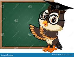 Cute owl teacher stock vector. Illustration of professor - 71465177