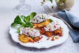 Mini Rosti Mit Schinken Hackerle Rezept Lecker Rezept Rezepte Lecker Rosti Rezept