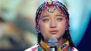 Sweet and cute Tibetan girl