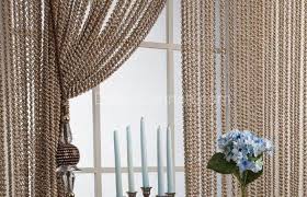 Halat Gorunumlu Ip Perde Ev Dekoru Perde Perdeler