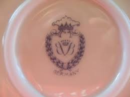 Check out our german china selection for the very best in unique or custom, handmade pieces from our tea cups & sets shops. Pottery Mark B B One In Reverse Germany Blue China Plate Mark Id