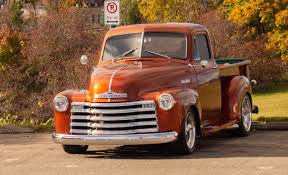 Image result for Orange 1953 Truck