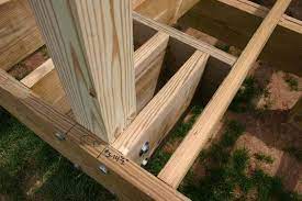 Deck Rail Post Attachment Google Search Deck Framing Building A Deck Diy Deck