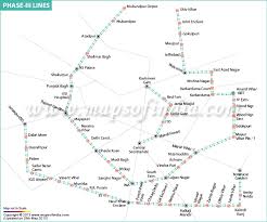 Delhi Metro Map Complete Route Details Of Metro Map Delhi