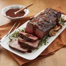 Drizzle with vegetable oil mixture; Beef Tenderloin With Red Wine Sauce Kroger Recipe Easy Smoothie Recipes Beef Recipes Recipes