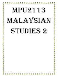 Nov., endemic to upland regions of cameron highlands in the central portion of the. Mpu2113 Pengajian Malaysia 2 Lecture Notes Malaysia Government