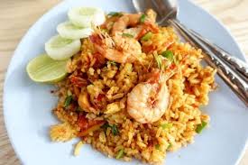 Fresh fruit juice of the day (in cup) (95ml) otak otak (fish paste) 180 grams raw fish paste pounded paste 4 clove pounded garlic 1 pounded. Yellow Curry Fried Rice With Prawns Kao Pad Gaeng Garee Kung Curry Fried Rice Thai Fried Rice Fried Rice