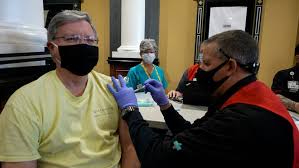 23, 2021 timer 3 min. Pointe 14 Theater Used As Covid 19 Vaccination Site