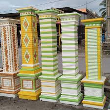 6 jenis material model teras rumah yang sempurna. Tiang Cagak Teras Rumah