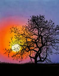 Colored Pencil Drawings Drawing Sunset Pencil Drawings Pencil Drawings Of Nature