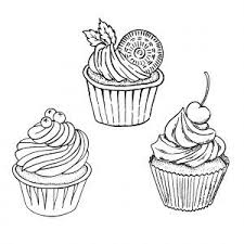 Cupcakes And Cakes Free Printable Coloring Pages For Kids In 2020 Cupcake Drawing Cupcake Coloring Pages Coloring Pages
