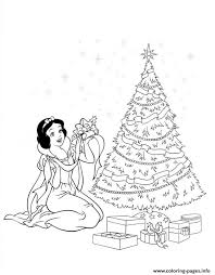 That's why i made princess coloring pages for toddlers, preschoolers, and young children with more childish princesses. Christmas Disney Princesses Tree Gifts Coloring Pages Printable