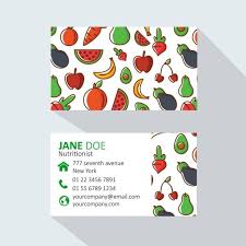 Telechargez Fruits Et Legumes Carte De Visite Gratuitement In 2020 Fruit Logo Free Business Cards Vector Free