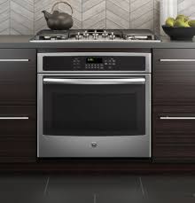 However, the cooktop range and separate wall oven will have a unique appearance that is sleeker if you put wall ovens low in the cabinet, you need to ensure that there is a cabinet platform under the. Ge Jt5000sfss Ge 30 Built In Single Convection Wall Oven Blonder S Discount Appliance Center