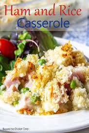 Ham And Rice Casserole Recipe Ham And Rice Casserole Ham Casserole Yummy Casseroles