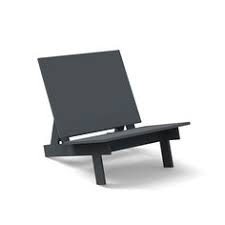 Salmela Taavi Grey Loll Designs Lounge Chair Outdoor Modern Outdoor Chairs
