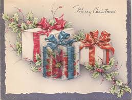 Edges of catalog have wear and a couple of small tears. 1950s Christmas Cards Carla At Home