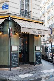 Devanture Du Restaurant Le Morny A Paris Decoration Par Le Studio Emma Roux Exterieur Restaurant Facade Restaurant Bistrot Parisien