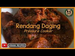 Pakai santan serta bumbu daun kunyit, daun jeruk, daun salam, dan bumbu halus. Rendang Daging Pressure Cooker L Menu Raya Pkp Litetube