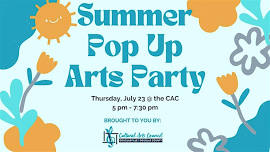 Summer Pop Up Arts Party