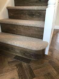 Amtico Spacia Noble Oak Parquet Fitted To A Hall With A Tram Line Border The Planks Were Laid As A Double Staircase Design Amtico Flooring House Floor Design