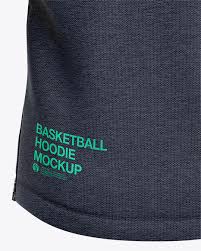 Download Basketball Heather Hoodie Mockup Back View Of Hooded Jacket In Apparel Mockups On Yellow Images Object Mockups