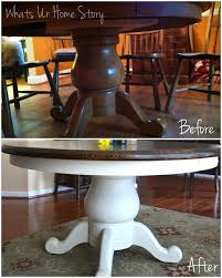 My First Wood Staining Project Our Craigslist Find Breakfast Table Furniture Makeover Diy Kitchen Table Makeover Staining Wood