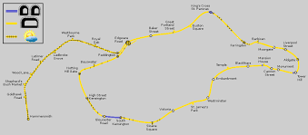 The circle line is an underground service of the london underground circling the center of london. Circle Line Railfanning London S Railways