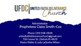 Get church personalized business cards or make your own from scratch! Church Business Card Template Postermywall