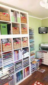 I absolutely love how polished habitat made use of a corner craft storage area inside their guest room. The Best Ikea Craft Room Storage Shelves Ideas Jennifer Maker