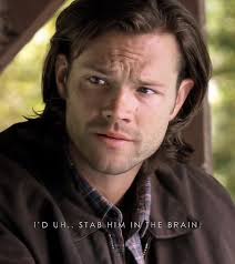 I think people sometimes mistake Sam's kindness as him not being a complete  badass : r/Supernatural