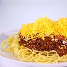 Cincinnati Chili With Spaghetti Michael Symon Recipe Cincinnati Chili The Chew Recipes Chili Spaghetti