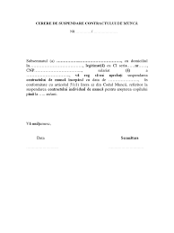 Cererea trebuie sa fie redactata pe un format a4 (fie coala de hartie fie in format electronic), care trebuie sa tina cont de. Cerere Suspendare Contract Cic 1