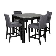Shop dining sets by top. Signature Design By Ashley Garlen 5 Pc Counter Height Square Dining Set One Size Black On Jcpenney Affiliate Accuweather Shop