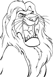 Santa claus with bag of presents. Download Lion King Angry Coloring For Kids Lion King Coloring Pages Png Image With No Background Pngkey Com