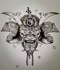 Samurai tattoo design oni mask drawing. Image Result For Samurai Drawings Japanese Tattoo Samurai Tattoo Japanese Tattoo Designs