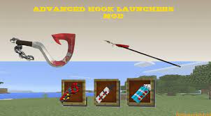 Pudge hook launcher spear hook launcher web hook launcher pudge hook spear hook web hook Advanced Hook Launchers Mod 1 16 5 Allows You To Climb Plunge Wminecraft Net