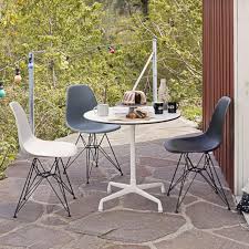Dsr stuhl vergleich die preiswertesten dsr stühle im vergleich. Eames Plastic Side Chair Stuhl Dsr Mit Kunststoffgleitern Farbe Meerblau Schwarz Grosse Option 1