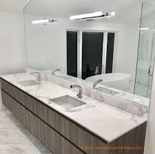 This calacatta gold marble stone bathroom spans 1,500 square feet — and is worth $1 million. China Polished Calacatta Marble For Bathroom Countertops Vanitytops China Calacatta Marble Natural Stone