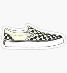 Black And White Rainbow Checkered Vans Stickers Vans Stickers Shoes Wallpaper Cute Stickers