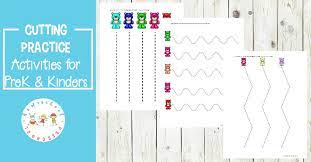 This will help your child when they enter preschool or kindergarten. Bear Themed Cutting Practice Preschool Worksheets
