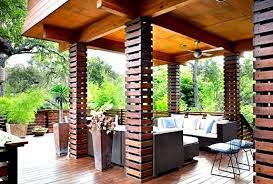 Contoh Gambar Design Teras Rumah Kayu Minimalis Terbaru