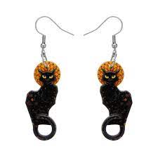 Le Chat Noir Earrings By Erstwilder Le Chat Noir Chat Noir Noir
