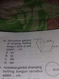 K = ¾ x 22/ 7 x 21 = ¾ x 22 x 3 = ¾ x 66 = 49,5 cm. Perhatikan Gambar Berikut Keliling Bangun Datar Pada Gambar Adalah Cara Golden