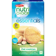 Press each cookie down lightly with the back of a tablespoon dipped in color water. Buy Britannia Nutri Choice Cookies Oats Biscuits 150 Gm Carton Online At Best Price Bigbasket