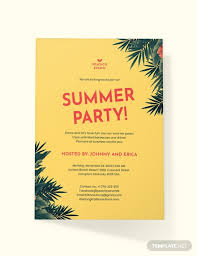 The concept is cheerful, happy, and togetherness. Free 20 Beautiful Summer Party Invitation Designs In Psd Ai Ms Word Pages Publisher